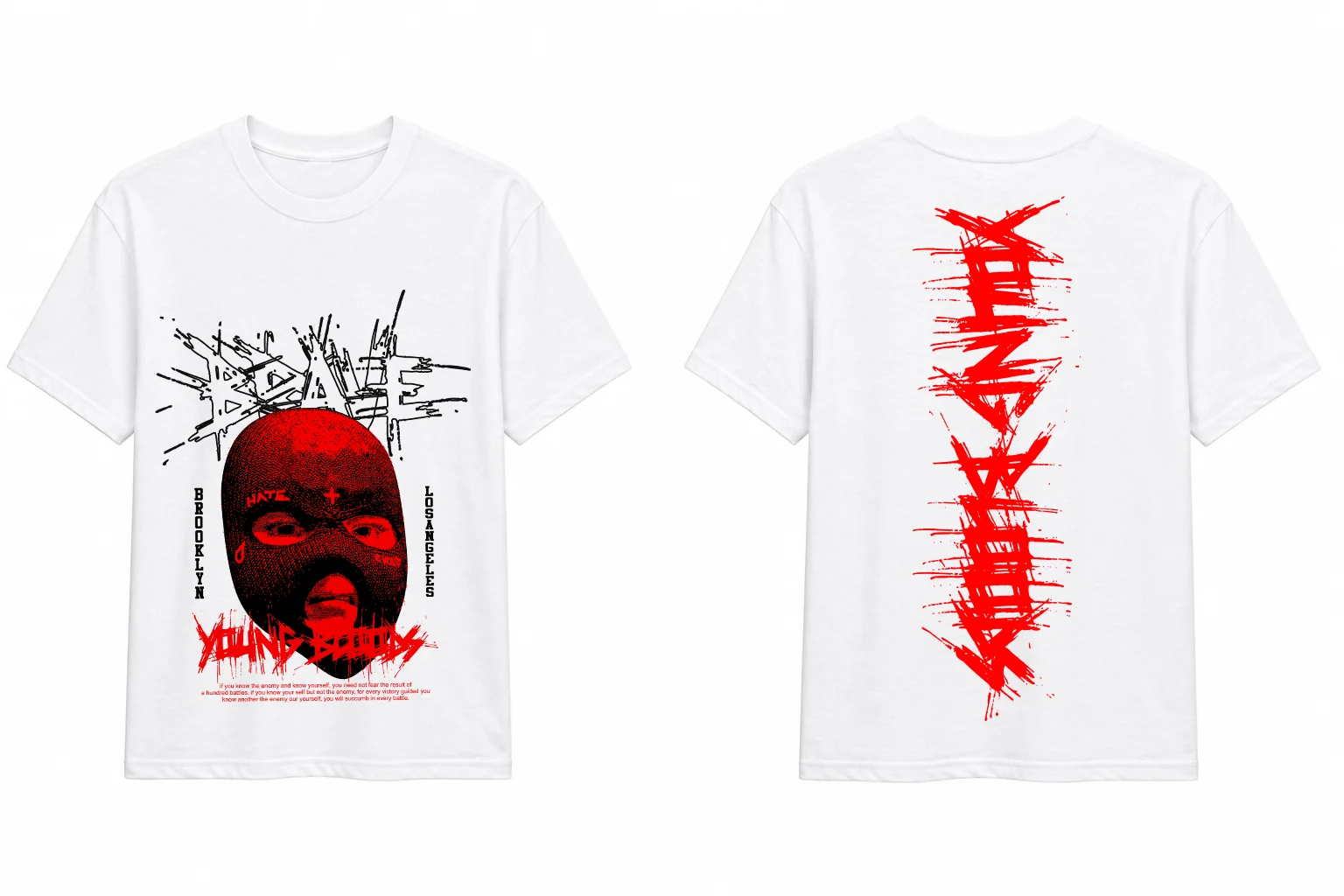 Yung Daily Grafik Oversize T-Shirt